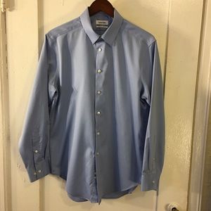 Calvin Klein button down dress shirt 16-32…